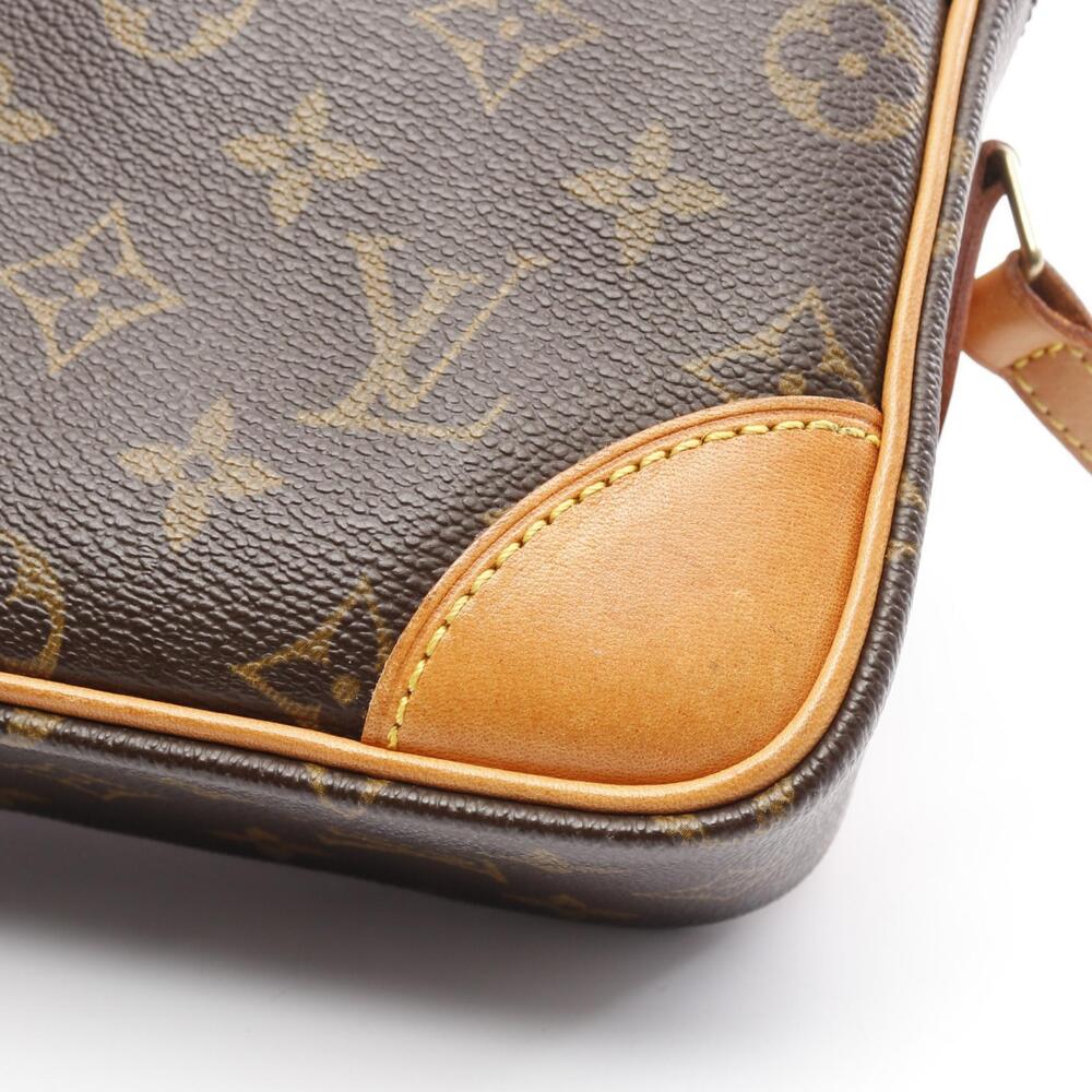 Louis Vuitton Leather Brown Monogram Bag Canvas Shoulder Trocadero - Picture 6 of 9